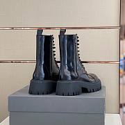 Balenciaga Tractor 20mm Zip Up Boot Black 615679WA8E91000 - 6