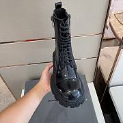 Balenciaga Tractor 20mm Zip Up Boot Black 615679WA8E91000 - 3