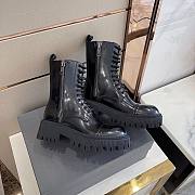 Balenciaga Tractor 20mm Zip Up Boot Black 615679WA8E91000 - 2