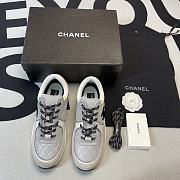 Chanel Low Top Trainer Gray White G38299 Y55434 K3159 - 3