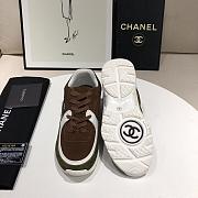 Chanel Low Top Trainer Brown Green  - 3