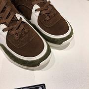 Chanel Low Top Trainer Brown Green  - 4