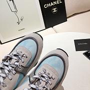 Chanel Low Top Grey Blue - 3