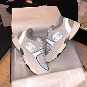 Chanel Low Top Grey Blue - 2