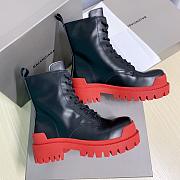 Balenciaga Strike Lace-Up Boot Red Soles - 4