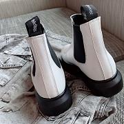 Alexander McQueen Hybrid Chelsea Boot Black White 586398WHX529061 - 5