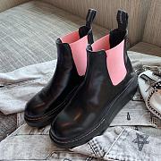 Alexander McQueen Hybrid Chelsea Boot Black Pink - 5