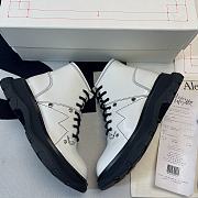 Alexander McQueen Tread Lace Up Boot White - 6