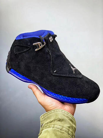 Air Jordan 18 Retro Black Sport Royal AA2494-007