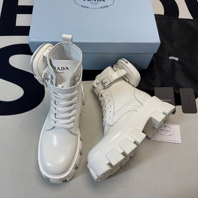 Prada Boots High Top White  - 1