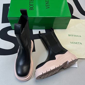 Bottega Boots High Top Black  Peachy 