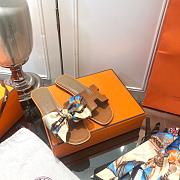 Hermes Slippers Brown - 1