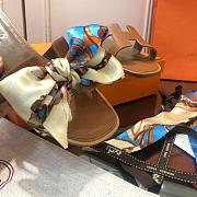 Hermes Slippers Brown - 3