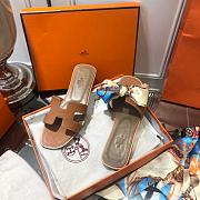 Hermes Slippers Brown - 4