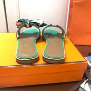 Hermes Slippers Green  - 2