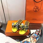 Hermes Slippers Yellow - 4