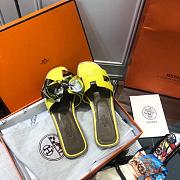 Hermes Slippers Yellow - 5