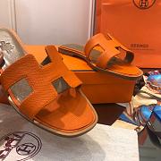 Hermes Slippers Orange - 6