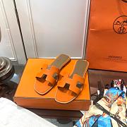 Hermes Slippers Orange - 5