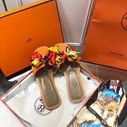 Hermes Slippers Orange - 4