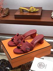 Hermes Slippers Red - 3