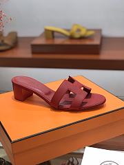 Hermes Slippers Red - 5