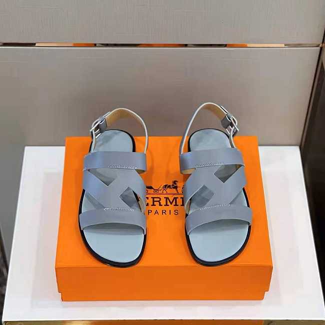 Hermes Sandal Blue - 1