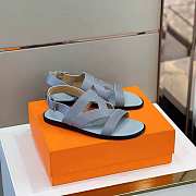 Hermes Sandal Blue - 5