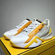 Fendi Nylon Low Top White Yellow - 1