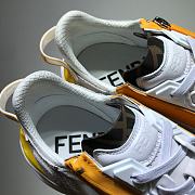 Fendi Nylon Low Top White Yellow - 2