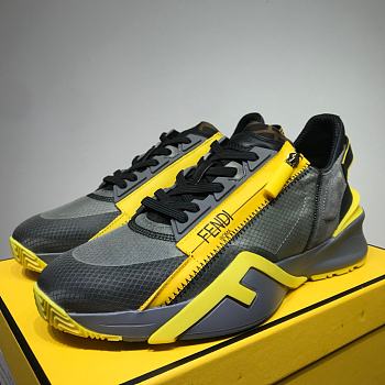 Fendi Nylon Low Top Black Yellow