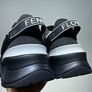 Fendi Nylon Low Top Black White - 3