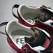 Fendi Nylon Low Top Red White - 2