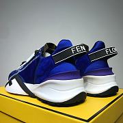 Fendi Nylon Low Top Blue White - 4