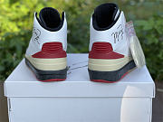 Air Jordan 2 Retro High SP Off-White White Red Custom - 5