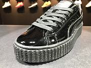 Puma Creeper Rihanna Fenty Cracked Leather Black 364465-01 - 2