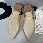 J'ADIOR SLINGBACK BALLERINA FLAT Nude Patent Calfskin KCB384VNR_S12U - 6