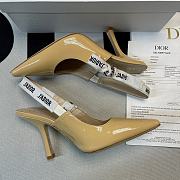 J'ADIOR SLINGBACK PUMP Nude Patent Calfskin 9cm - 5