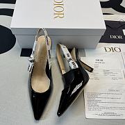 J'ADIOR SLINGBACK PUMP Black Patent Calfskin KCC201VNR_S900 - 1