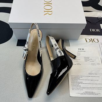 J'ADIOR SLINGBACK PUMP Black Patent Calfskin KCC201VNR_S900