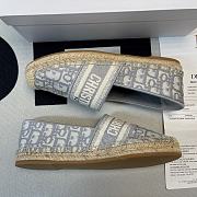 DIOR GRANVILLE ESPADRILLE Gray Dior KDB585OBE_S33G - 5