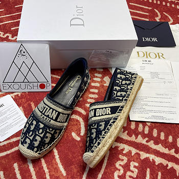 DIOR GRANVILLE ESPADRILLE Deep Blue   KDB585OBE_S56B