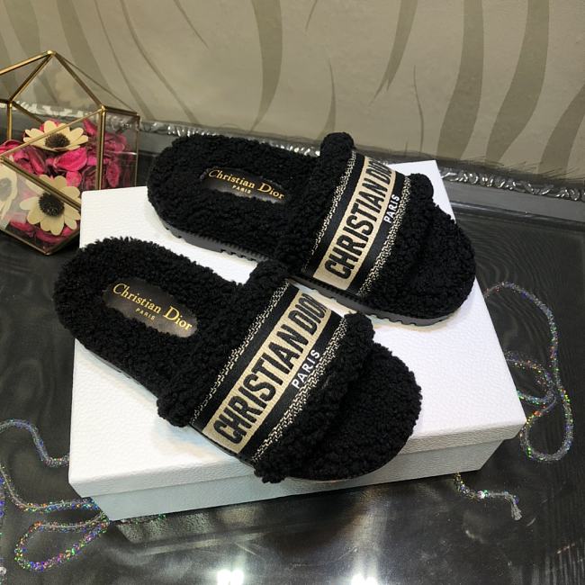 DIOR DWAY SLIDE BLACK - 1