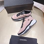 Chanel Low Fabric & Suede Calfskin Pink & Beige G38290 Y55436 K3167 - 2