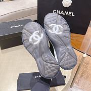 Chanel Low Fabric & Suede Calfskin Black  - 2