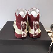 D&G Sneaker High Top Red White - 4