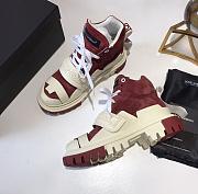 D&G Sneaker High Top Red White - 3