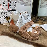 D&G Sneaker High Top Nude - 4