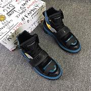 D&G Sneaker High Top Black Blue - 2