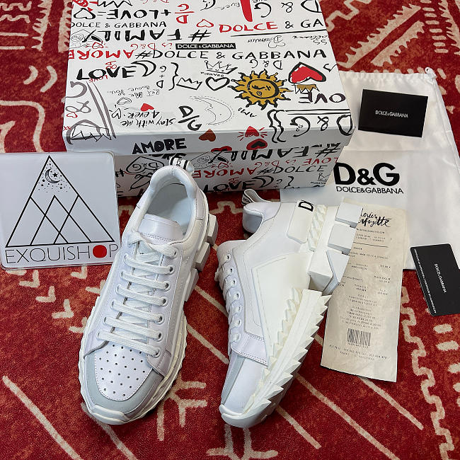 D&G Super King Sneaker Low White - 1